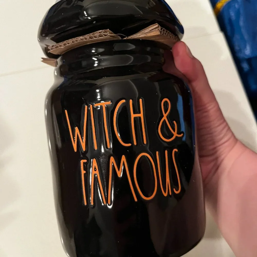Halloween Rae Dunn Witch Canister‎ New Holiday Decor Cookie Jar (hol/x/new)